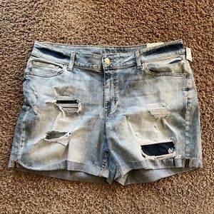 Maurice’s boyfriend denim short shorts size 18W